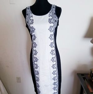 Worthington Black & White Dress Size 4
